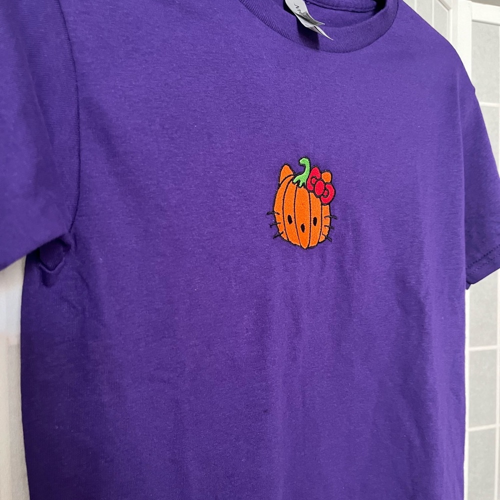 Halloween Pumpkin tshirt Small W17.5x L 22 inches